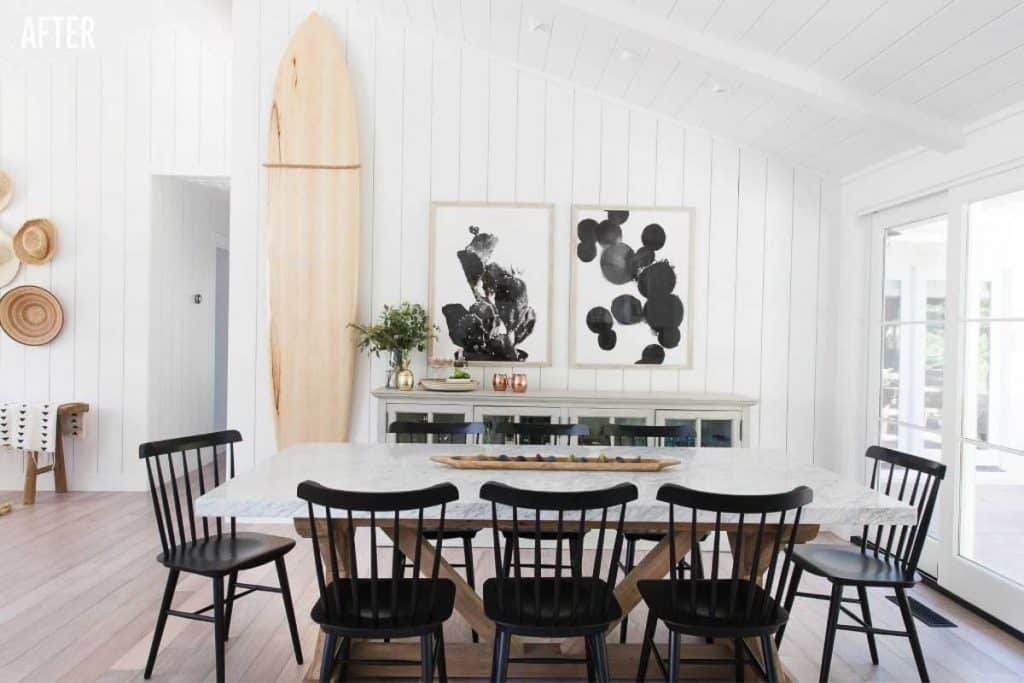 Napa Farmhouse Dining Room Remodel After Image