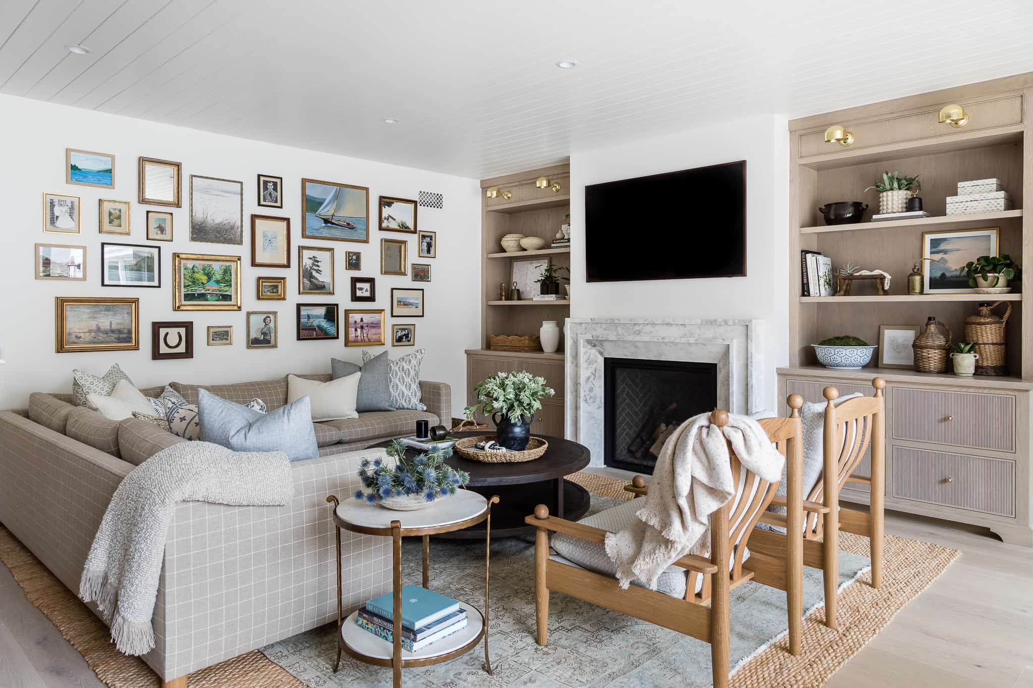 Nellie Gail Family Room - Mindy Gayer Design Co.