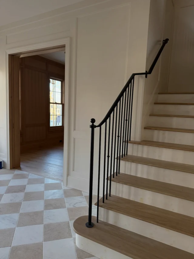 Our latest Tennessee project making her beautiful, timeless debut. A home full of thoughtful details, an elegant mix of materials and finishes, and furniture coming oh so soon… #mgdxwesthaven #mindygayerdesign